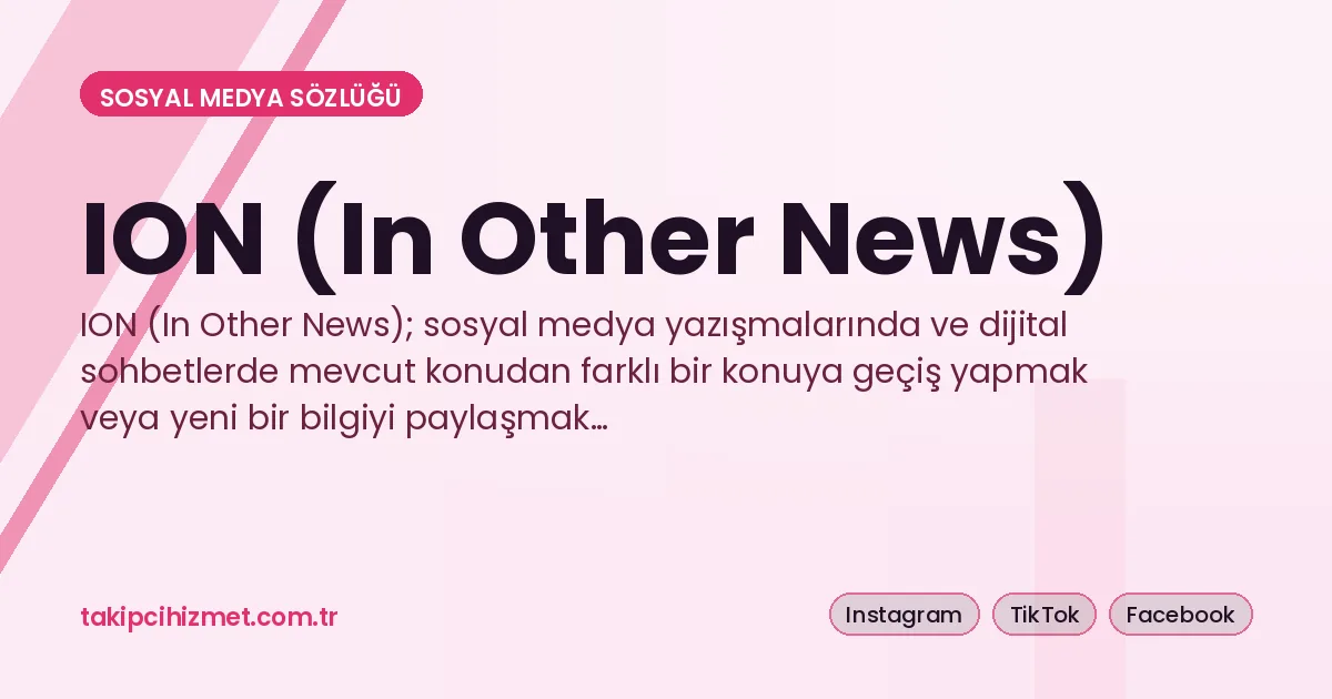 ION (In Other News) — sosyal medya sözlüğü